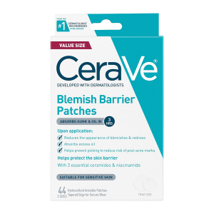 Гидроколлоидные патчи от прыщей CeraVe Blemish Barrier Patches, 44 шт