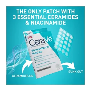 Гидроколлоидные патчи от прыщей CeraVe Blemish Barrier Patches - 44 шт