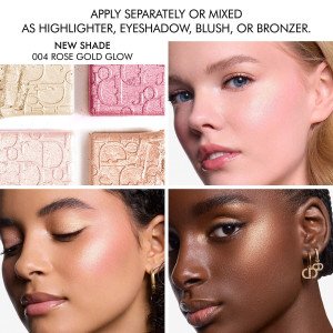 Палетка хайлайтеров DIOR Backstage Glow Maximizer Face Palette - 004 Rose Gold Glow