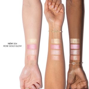 Палетка хайлайтеров DIOR Backstage Glow Maximizer Face Palette - 004 Rose Gold Glow