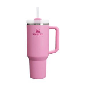 Термостакан с трубочкой и ручкой Stanley Quencher H2.0 FlowState Tumbler - Peony - 40 oz