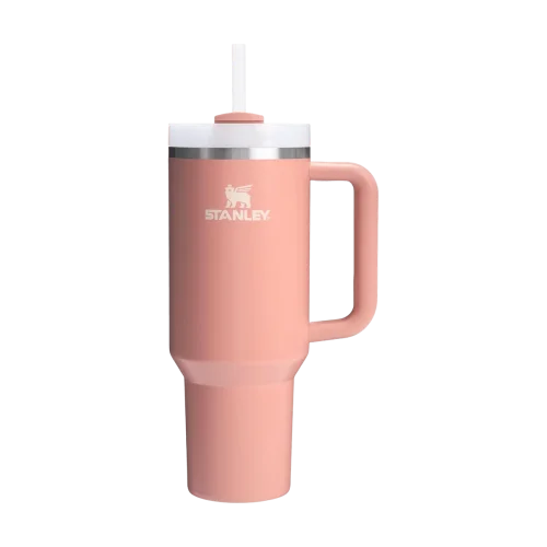 Термостакан с трубочкой и ручкой Stanley Quencher H2.0 FlowState Tumbler - Exclusive Sienna - 40 oz