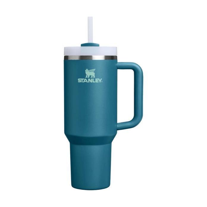 Stanley Quencher H2.0 FlowState trubkali va dastakli termostakani, 40 oz, Coastal Teal