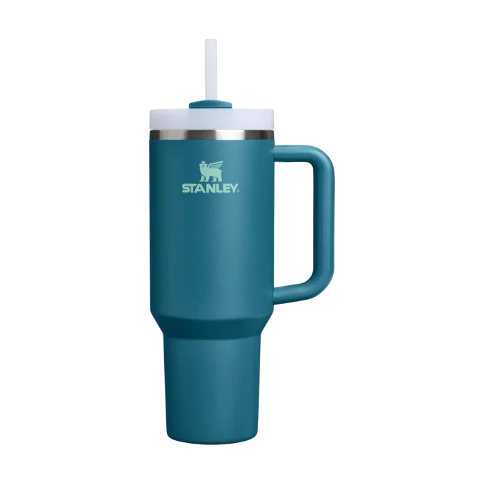 Stanley Quencher H2.0 FlowState trubkali va dastakli termostakani, 40 oz, Coastal Teal