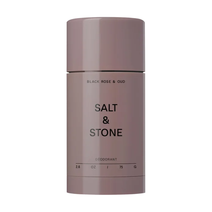 Alyuminiysiz dezodorant SALT & STONE Black Rose & Oud Extra-Strength, 75 g