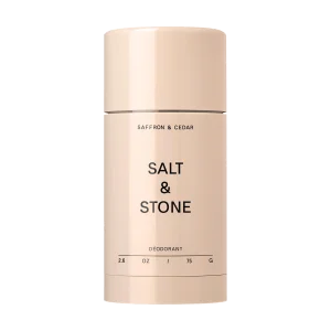 Дезодорант без алюминия SALT & STONE Saffron & Cedar Extra-Strength, 75 г