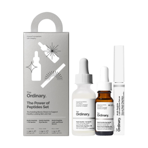 Пептидный набор для лица, глаз, ресниц и бровей The Ordinary Power of Peptides Set, 3 средства