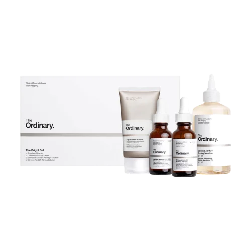 Набор для сияния кожи The Ordinary The Bright Set with Glycolic Acid, 4 средства