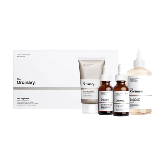Набор для сияния кожи The Ordinary The Bright Set with Glycolic Acid, 4 средства