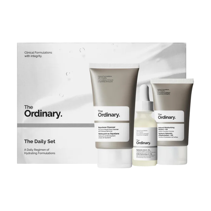 Набор для ежедневного ухода за лицом The Ordinary The Daily Set, 3 средства