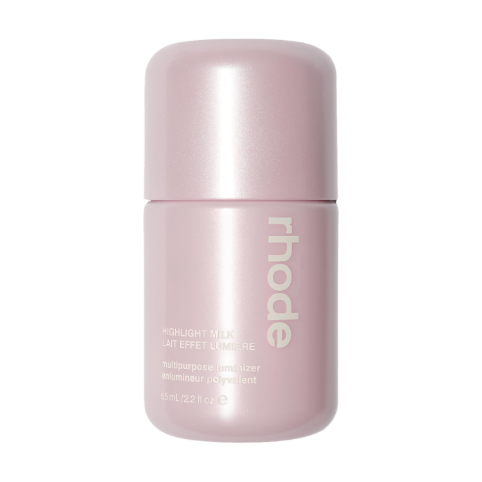 Многофункциональный жидкий хайлайтер Rhode Highlight Milk, оттенок 01 Pearly Pink, 65 мл