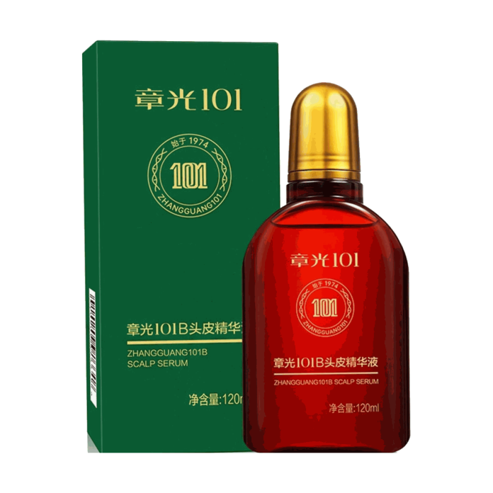 Bosh terisi uchun tonik-loson Fabao (Zhangguang 101) 101B Scalp Serum, 120 ml