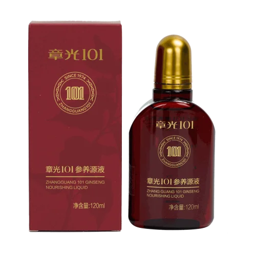 Bosh terisi uchun oziqlantiruvchi tonik-loson Fabao (Zhangguang 101) Ginseng Nourishing Liquid, 120 ml