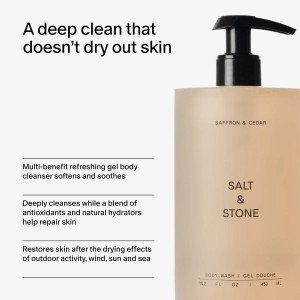 Гель для душа SALT & STONE Saffron & Cedar Body Wash, 450 мл