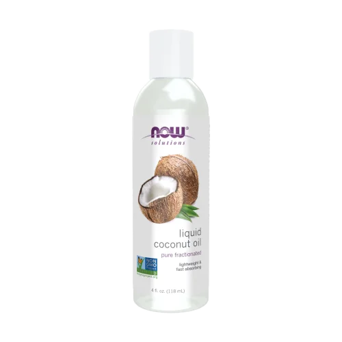 Жидкое кокосовое масло для лица, тела и волос NOW Foods Solutions Liquid Coconut Oil, 118 мл