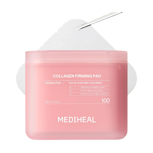 Укрепляющие тонер-пэды MEDIHEAL Collagen Firming Pad Retinol & Peptide, 100 шт