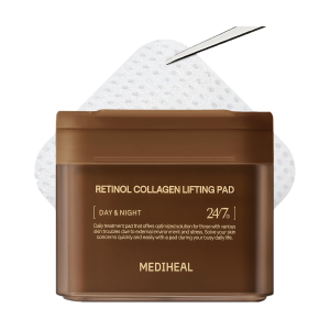 Лифтинг-тонер-пэды MEDIHEAL Retinol Collagen Lifting Pad, 100 шт