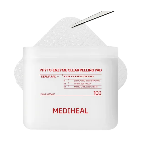 Отшелушивающие пилинг-пэды MEDIHEAL Phyto-Enzyme Clear Peeling Pad - 100 шт