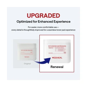 Отшелушивающие пилинг-пэды MEDIHEAL Phyto-Enzyme Clear Peeling Pad - 100 шт