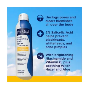 Спрей для тела против несовершенств PanOxyl Acne Banishing Body Spray 2% Salicylic Acid, 170 г