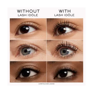Мини-тушь для объёма и удлинения ресниц Lancôme Lash Idôle Glossy - Black, 2,5 мл