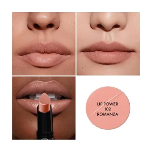 Стойкая сатиновая помада Giorgio Armani Lip Power - 102 Romanza