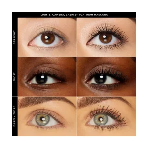Мини-тушь для объёма ресниц tarte Lights, Camera, Lashes Platinum - Black, 2 мл