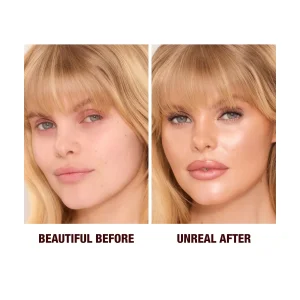 Charlotte Tilbury Unreal Skin 3 Fair namlantiruvchi tonal stiki, 9 g