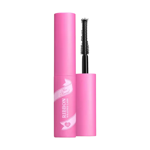 Мини-тушь для экстремального удлинения Too Faced Ribbon Wrapped Lash Deep Black, 2 мл