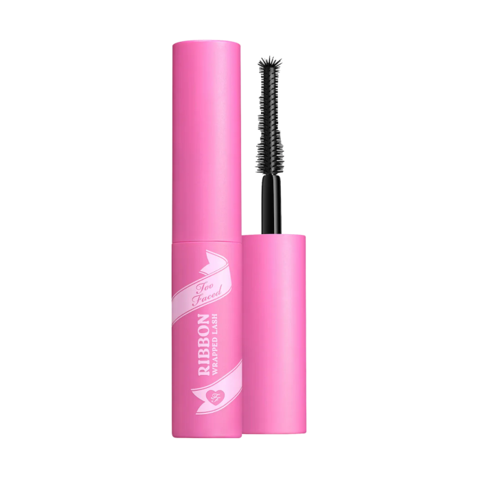 Мини-тушь для экстремального удлинения Too Faced Ribbon Wrapped Lash Deep Black, 2 мл