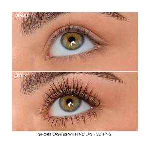 Мини-тушь для экстремального удлинения Too Faced Ribbon Wrapped Lash Deep Black, 2 мл