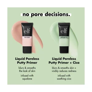 e.l.f. Liquid Poreless Putty Primer + Cica suyuq praymeri, 28 ml