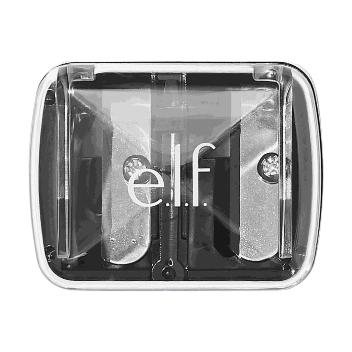 e.l.f. Dual-Pencil Sharpener kosmetik qalamlar uchun ikki teshikli charxlagich