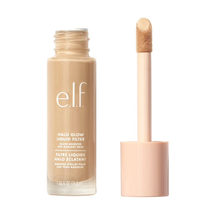 e.l.f. Halo Glow Liquid Filter 2 Fair/Light yuz uchun yorqin filtr, 31,3 ml