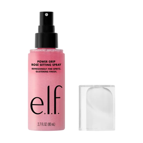 Сияющий спрей-фиксатор e.l.f. Power Grip Rosé Setting Spray, 80 мл
