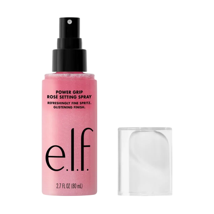 Сияющий спрей-фиксатор e.l.f. Power Grip Rosé Setting Spray, 80 мл
