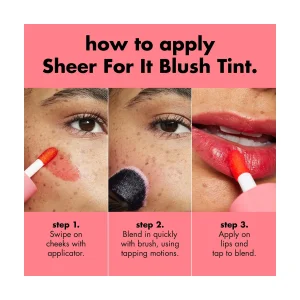 Тинт для губ и щёк e.l.f. Sheer For It Blush Tint Cherry Cola, 6,5 мл
