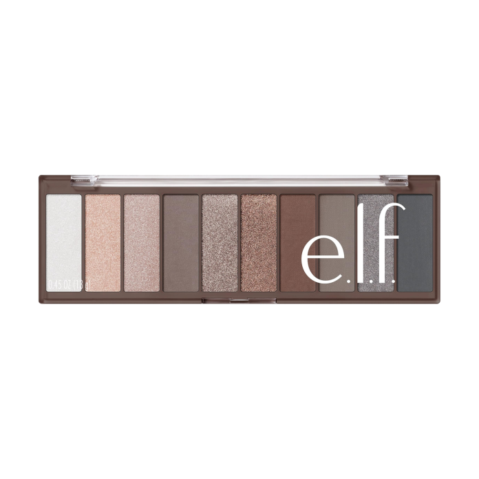 Палетка теней e.l.f. Perfect 10 Everyday Smoky, 10 оттенков