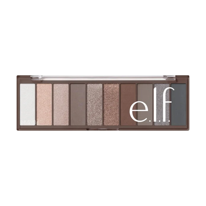 Палетка теней e.l.f. Perfect 10 Everyday Smoky, 10 оттенков