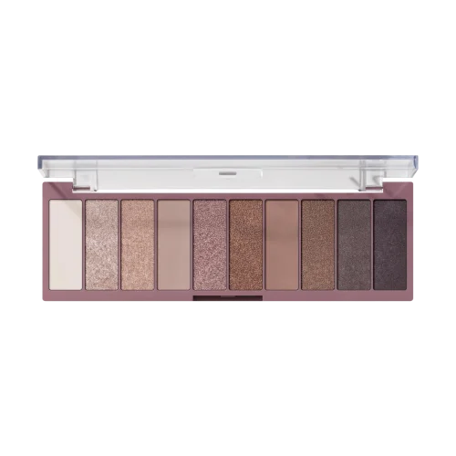 e.l.f. Perfect 10 Nude Rose Gold ko'z soyasi paletkasi, 10 rang