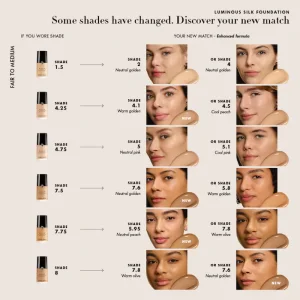 Armani Beauty Luminous Silk Natural Glow Blurring Liquid Foundation - 4.5 light tonal asos