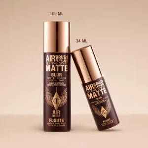 Charlotte Tilbury Airbrush Flawless Setting Spray Matte mini matlashtiruvchi fiksator, 34 ml