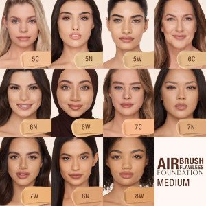Charlotte Tilbury Airbrush Flawless Foundation tonal krem - 5 Neutral