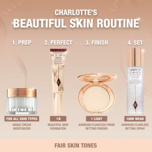 Charlotte Tilbury Beautiful Skin Foundation 3 Neutral namlantiruvchi tonal krem, 30 ml