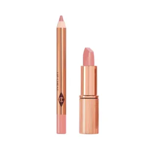 Charlotte Tilbury Pillow Talk Lip Kit Fair lab uchun mini to'plam, 2,3 g