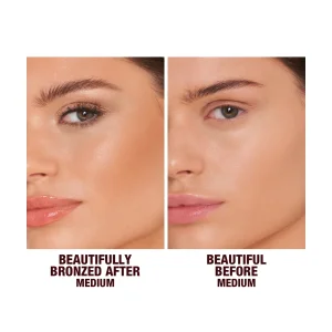 Charlotte Tilbury Beautiful Skin Sun-Kissed Glow Bronzer 2 Medium krem bronzatori, 21 g