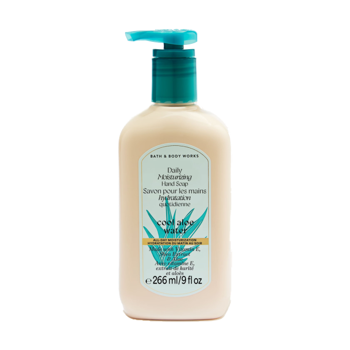 Увлажняющее мыло для рук Bath & Body Works Cool Aloe Water, 266 мл