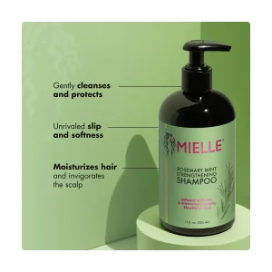Укрепляющий шампунь Mielle Rosemary Mint Strengthening Shampoo - 591 мл