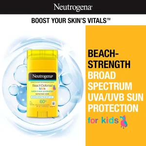 Детский солнцезащитный стик Neutrogena Beach Defense Kids Sunscreen Stick SPF 60+