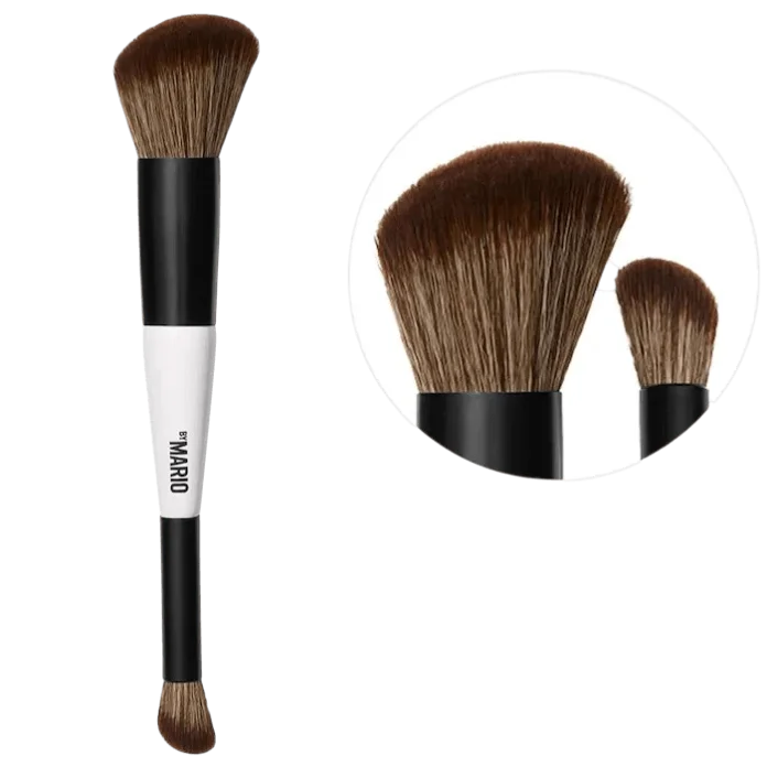 Двусторонняя кисть для контуринга и румян MAKE UP BY MARIO F1 Contour and Blush Brush